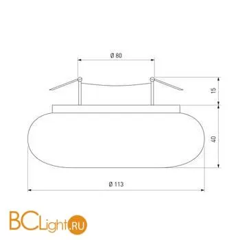 Встраиваемый светильник Elektrostandard 9910 LED 8W WH белый a040966 - Фото 1