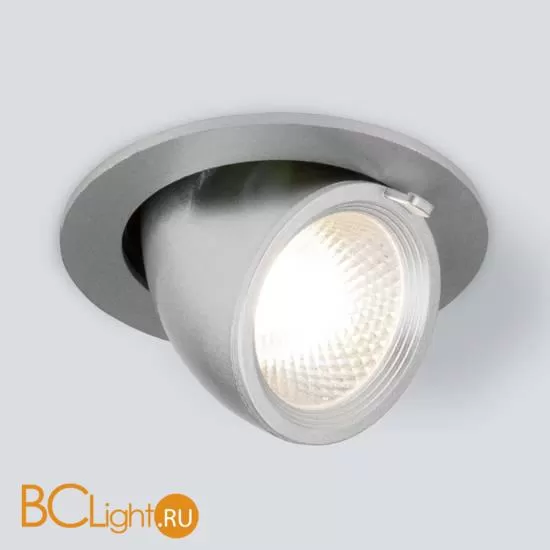 Встраиваемый светильник Elektrostandard 9918 LED 9W 4200K серебро a052457