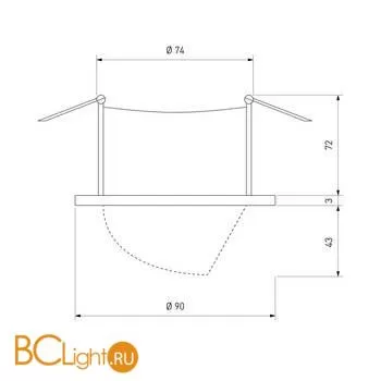 Встраиваемый светильник Elektrostandard 9918 LED 9W 4200K серебро a052457 - Фото 3