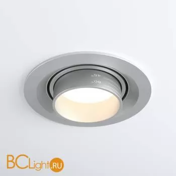 Встраиваемый светильник Elektrostandard 9919&9920 Zoom 9919 LED 10W 4200K серебро a052461