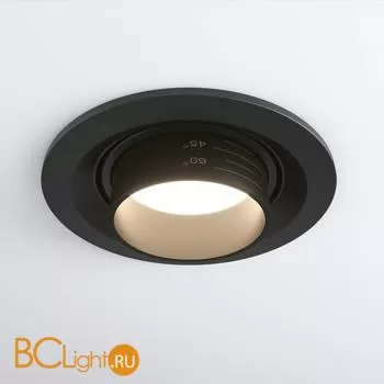 Встраиваемый светильник Elektrostandard 9919&9920 Zoom 9920 LED 15W 4200K черный a052478 - Фото 1