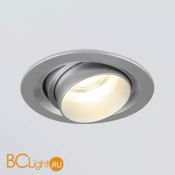 Встраиваемый светодиодный светильник с регулировкой угла освещения Elektrostandard Zoom 9920 LED 15W 4200K серебро a052479 - Фото 3