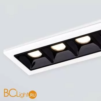 Встраиваемый светильник Elektrostandard 9922 LED 20W 4200K белый/черный a052481 - Фото 0