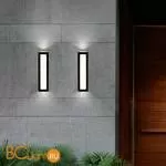 Уличный настенный светильник Elektrostandard Acrux 1524 TECHNO LED черный a048179 - Фото 1