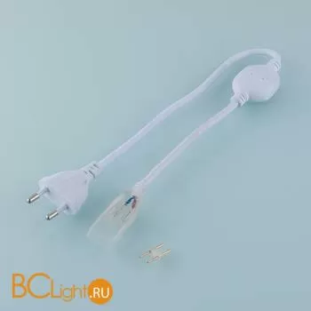 Сетевой шнур для одностороннего светодиодного гибкого неона 220V 2835 Elektrostandard SSH-1 a040604