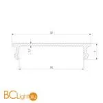 Профиль Elektrostandard Аксессуары для светодиодной ленты Premium LS010 32РЕ14 РММА МАТТ OPAL PROFILE 010/26 a033166 - Фото 0