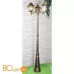 Садово-парковый фонарь Elektrostandard Altair Altair F/3 черное золото a025024 - Фото 0