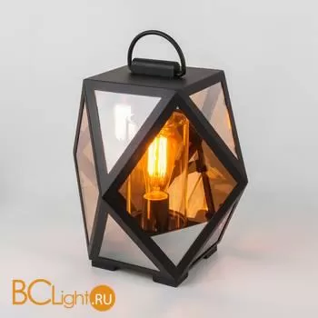 Садово-парковый фонарь Elektrostandard Ambra 35133/S черный a056234 - Фото 0