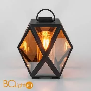 Садово-парковый фонарь Elektrostandard Ambra 35133/S черный a056234 - Фото 1