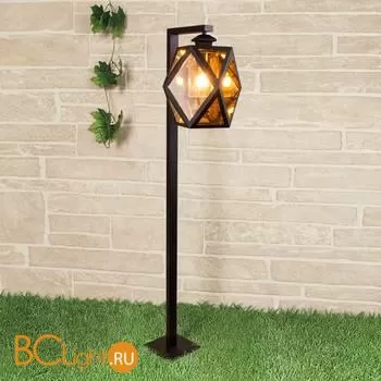 Садово-парковый фонарь Elektrostandard Ambra 35133/F черный a056235 - Фото 0