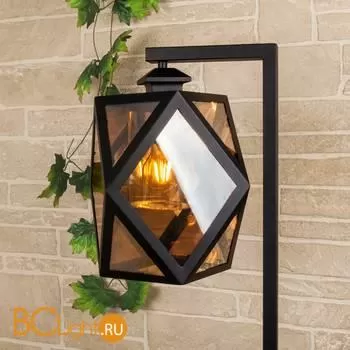 Садово-парковый фонарь Elektrostandard Ambra 35133/F черный a056235 - Фото 1