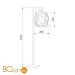 Садово-парковый фонарь Elektrostandard Ambra 35133/F черный a056235 - Фото 2