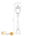 Садово-парковый фонарь Elektrostandard Andromeda GLYF-8024F a027998 - Фото 2