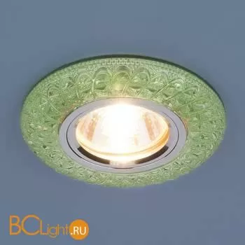 Встраиваемый светильник Elektrostandard Angli 2180 MR16 GR зеленый a034166 - Фото 0