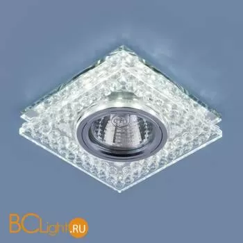 Встраиваемый светильник Elektrostandard Annuli 8391 MR16 CL/SL прозрачный/серебро a036609 - Фото 2