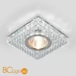 Встраиваемый светильник Elektrostandard Annuli 8391 MR16 CL/SL прозрачный/серебро a036609