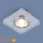 Встраиваемый светильник Elektrostandard Annuli 8391 MR16 CL/SL прозрачный/серебро a036609 - Фото 1