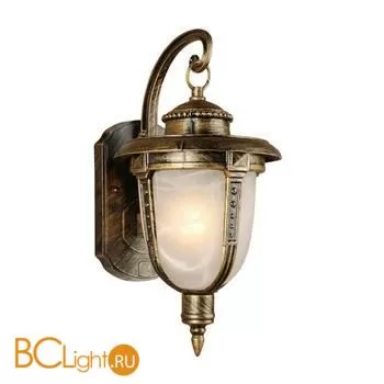 Уличный настенный светильник Elektrostandard Atlas D GLYF-2010D черное золото