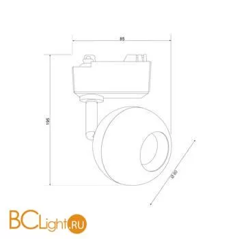 Трековый светильник Elektrostandard Ball LTB76 a053741 - Фото 4