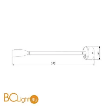 Бра Elektrostandard Band MRL LED 1020 черный a039998 - Фото 2