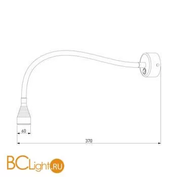 Бра Elektrostandard Band MRL LED 1020 черный a039998 - Фото 3