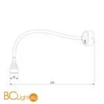 Бра Elektrostandard Band MRL LED 1020 черный a039998 - Фото 3