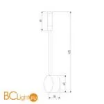 Настенный светильник Elektrostandard BARD 40117/LED белый a058939 - Фото 2
