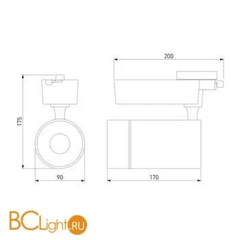 Трековый светильник Elektrostandard Baril LTB47 a046184 - Фото 3
