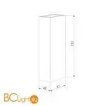 Бра Elektrostandard Blaze 35136/W черный a057050 - Фото 3