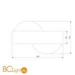 Бра Elektrostandard Bona 40143/1 LED белый a055781 - Фото 3