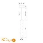 Подвесной светильник Elektrostandard Bong 50214/1 LED хром a055666 - Фото 3