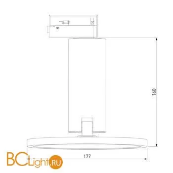 Трековый светильник Elektrostandard Brain LTB50 a047378 - Фото 4