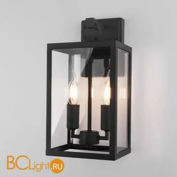 Уличный настенный светильник Elektrostandard Candle 35150/D черный a058260