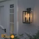 Уличный настенный светильник Elektrostandard Candle 35150/D черный a058260 - Фото 1