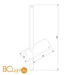 Настенный светильник Elektrostandard Cane MRL LED 1114 белый a058234 - Фото 2