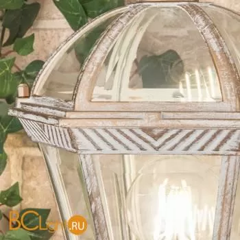 Уличный настенный светильник Elektrostandard Capella Capella белое золото a027772 - Фото 1