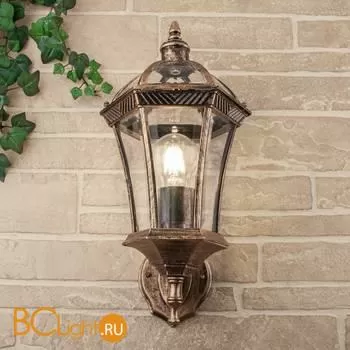 Уличный настенный светильник Elektrostandard Capella Capella черное золото a024993 - Фото 0