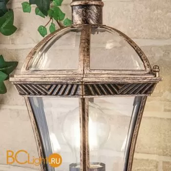 Уличный настенный светильник Elektrostandard Capella Capella черное золото a024993 - Фото 1