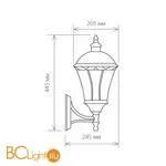 Уличный настенный светильник Elektrostandard Capella Capella черное золото a024993 - Фото 2