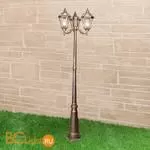 Садово-парковый фонарь Elektrostandard Capella Capella F/3 черное золото a025017