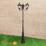 Садово-парковый фонарь Elektrostandard Capella Capella F/3 черный a025016