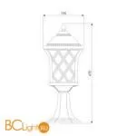 Фонарный столб Elektrostandard Cassiopeya GL 1018S a039869 - Фото 0