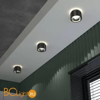 Накладной точечный светильник Elektrostandard Charlie 1069 GX53 Черный жемчуг a053056 - Фото 0