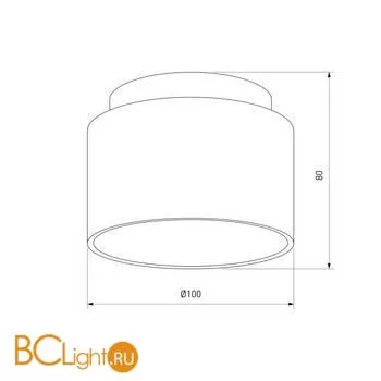 Накладной точечный светильник Elektrostandard Charlie 1069 GX53 GR Графит a053057 - Фото 5