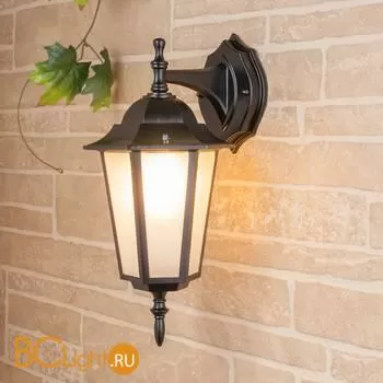 Уличный настенный светильник Elektrostandard Claro GL 1004D черный a035740