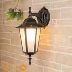 Уличный настенный светильник Elektrostandard Claro GL 1004D черный a035740