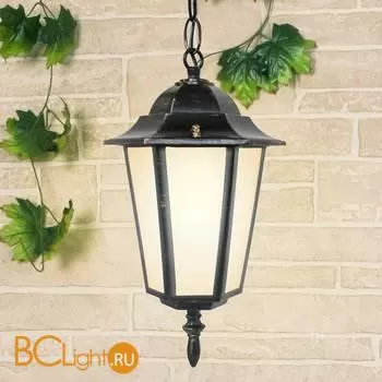 Уличный подвесной светильник Elektrostandard Claro GL 1004H черное золото a035742