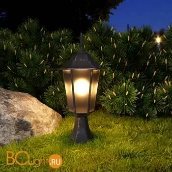 Садово-парковый фонарь Elektrostandard Claro GL 1004S черное золото a035743 - Фото 0