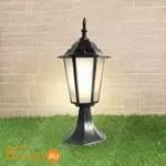 Садово-парковый фонарь Elektrostandard Claro GL 1004S черное золото a035743