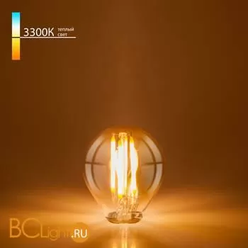  Филаментная светодиодная лампа G45 6W 3300K E14 тонированная Elektrostandard Classic LED BLE1408 a049060